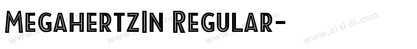 MegahertzIn Regular字体转换